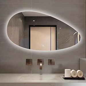 Oglindă de baie cu iluminare LED și funcție anti-ceață Rosario