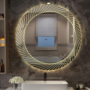 Oglindă de baie cu iluminare LED și funcție anti-ceață Camelia