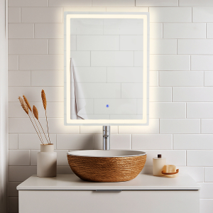 Oglindă de baie cu iluminare LED Rimini