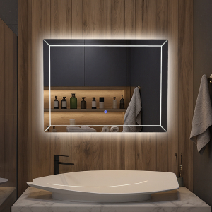 Oglindă de baie cu iluminare LED Angel