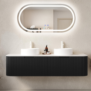 Oglindă de baie cu iluminare LED și funcție anti-ceață Klara