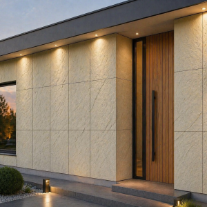 Panou flexibil pentru utilizare în exterior și interior în bej