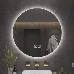 Oglindă de baie cu iluminare LED și funcție anti-ceață Belissimo