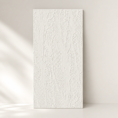Panou Flexibil Autoadeziv Premium – Tencuială structurată Alb 120x60 cm