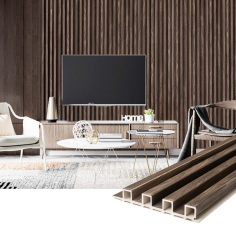 Panou decorativ din PVC Champino dimensiune 16x1.8x270cm