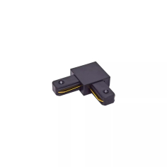 Conector de îmbinare pentru șină Negru - în formă de L