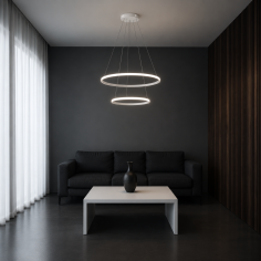 Lustră LED Valora 3 Culori de Lumină – Albă