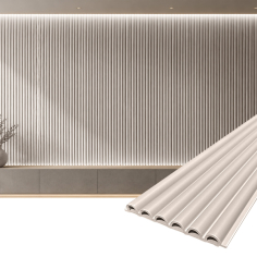 Panou decorativ PVC oval Aurelio – 270x16x1.5 cm