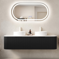 Oglindă de baie cu iluminare LED și funcție anti-ceață Klara