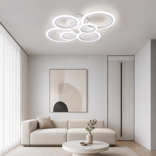 Candelabru Luminae Alb, 35W LED cu 3 culori de lumină