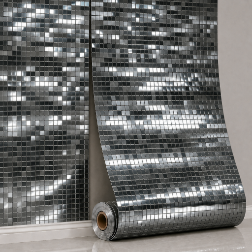 Panou perete autoadeziv Mini Cuburi – Negru 280x60x0.25 cm