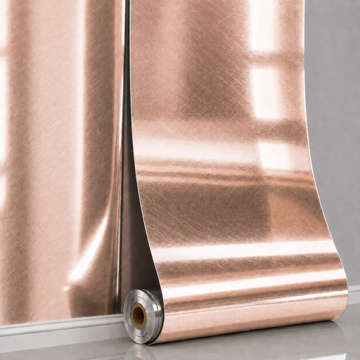 Panou perete autoadeziv Linear Matrix – Rose Gold 280x60x0.25 cm