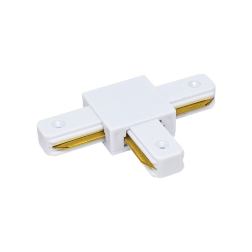 Conector de îmbinare pentru șină Alb - în formă de T