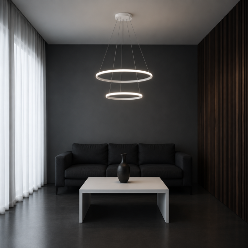 Lustră LED Valora 3 Culori de Lumină – Albă