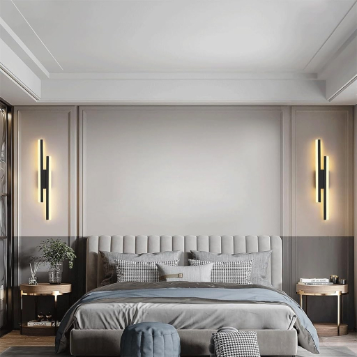 Lampă LED de perete Thea – Neagră