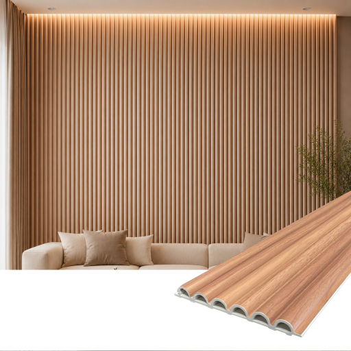 Panou decorativ PVC oval Mareno – 270x16x1.5 cm