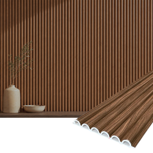 Panou decorativ PVC oval Viano – 270x16x1.5 cm