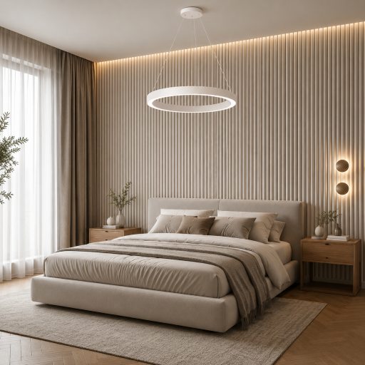 Panou decorativ PVC cu formă ovală Auris 270x16cm