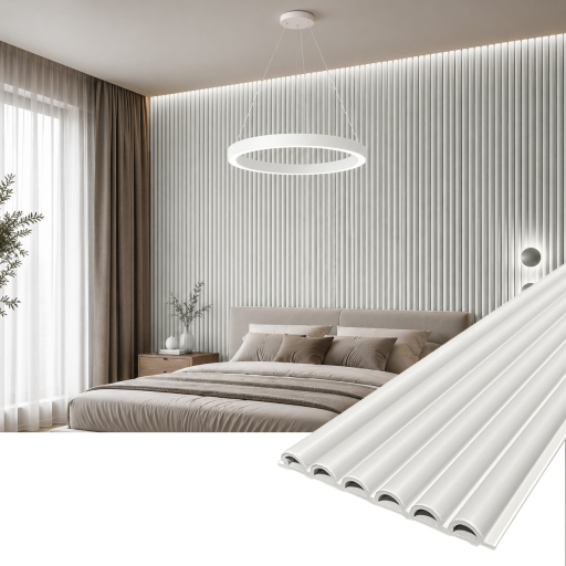Panou decorativ PVC cu formă ovală Auris 270x16cm