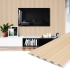 Panou decorativ din PVC stejar cu dimensiuni 15x1x260 cm