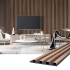 Panou decorativ din PVC Daris 16x1.8x270cm