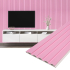 Panoul decorativ din PVC roz cu dimensiuni 15х1х260 cm