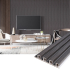 Panou decorativ din PVC gri cu dimensiuni 16х1.8х270 cm