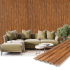 Panoul decorativ din PVC  Vensus 15 х 1 х 270 cm