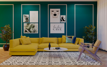 Autocolante autoadezive decorative: Idei pentru living, dormitor și camera copiilor 