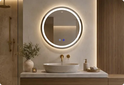 Oglinzi cu iluminare LED încorporată